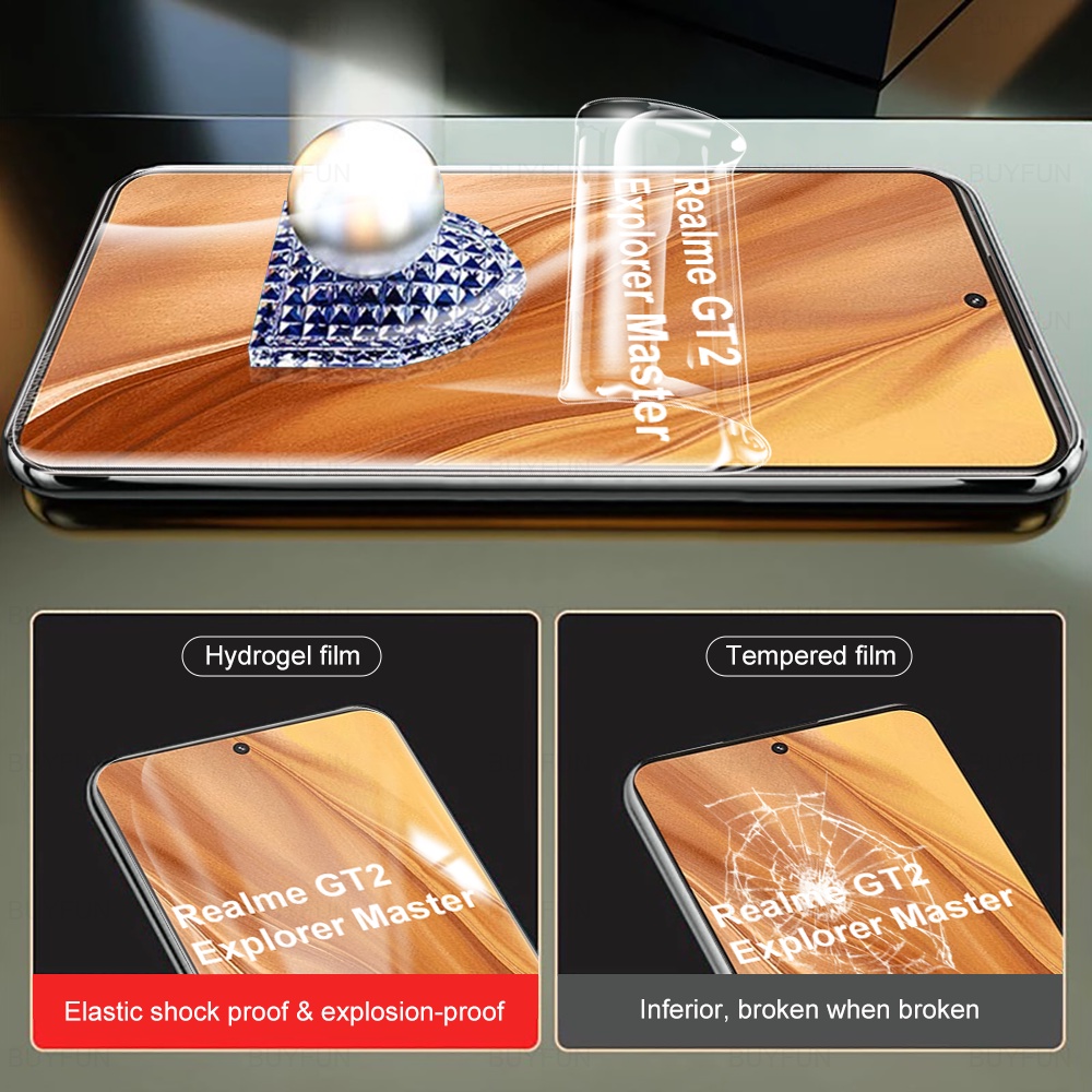 Kính Cường Lực 4 Trong 1 Bảo Vệ Ống Kính Máy Ảnh Realme GT2 Explorer Master Edition 5G RealmeGT2 GT 2