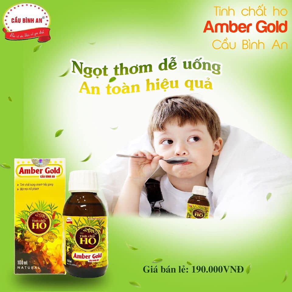 Tinh Chất Ho Amber Gold Cầu Bình An 100ml