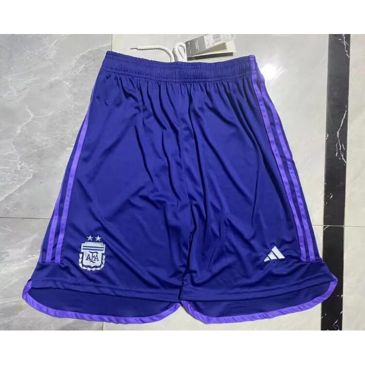 Quần Short Tập Luyện Đá Bóng Sân Nhà Argentina Thời Trang 2022 2023 Size S-XXL