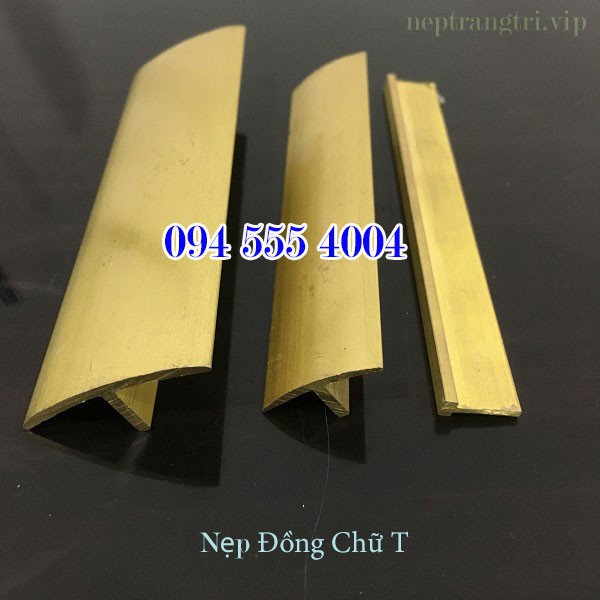 NẸP MẪU 10CM - NẸP ĐỒNG T, NẸP ĐỒNG CHỮ T, NẸP T ĐỒNG, NẸP ĐỒNG TRANG TRÍ CHỮ T, NẸP NỘI THẤT ĐỒNG T