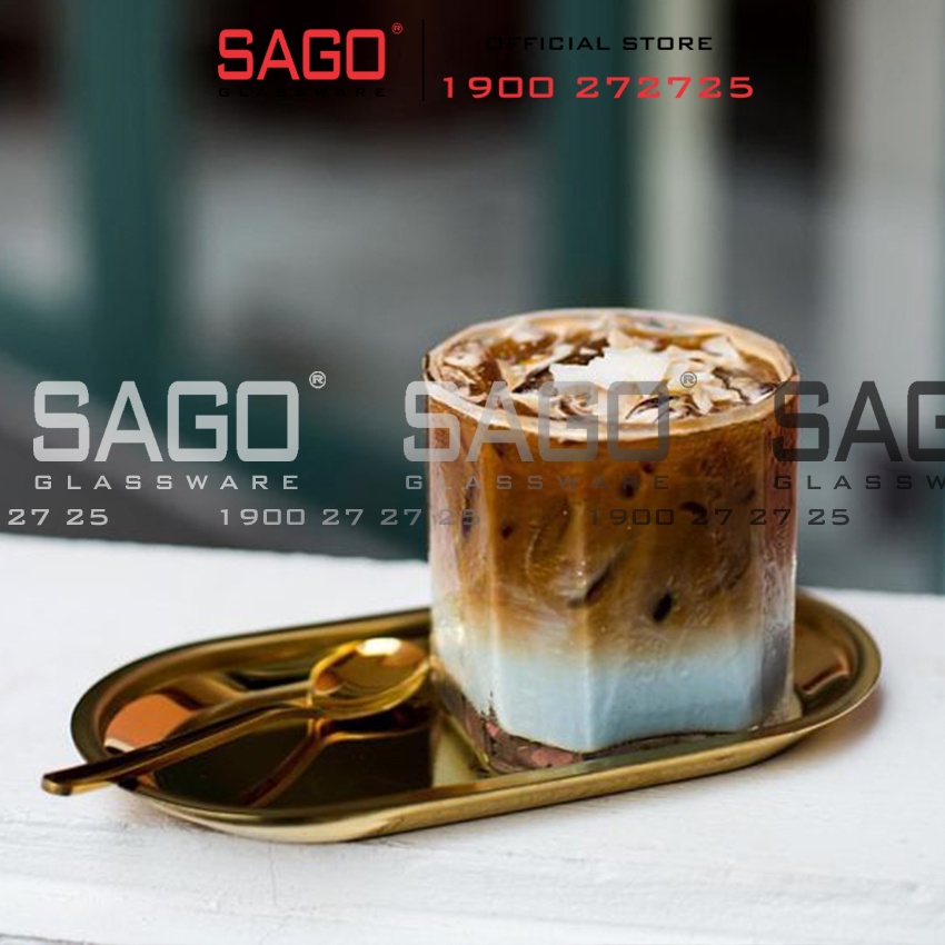 Ly Thủy Tinh Ocean Pyramid Rock 260ml | 330ml , Nhập Khẩu Thái Lan