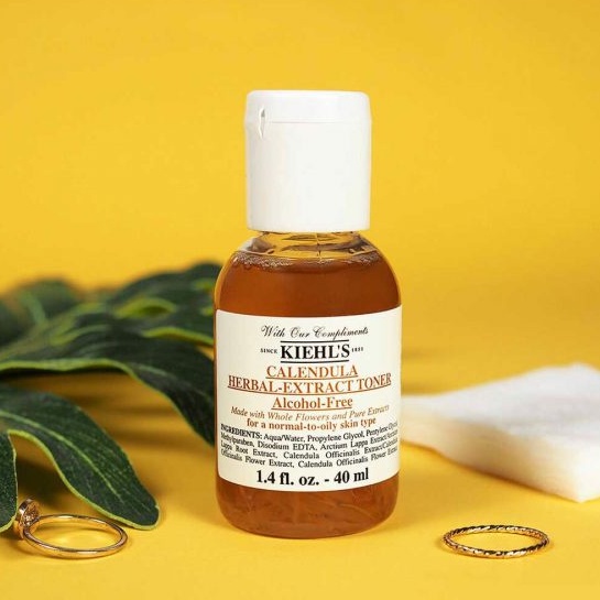Combo 4 Món Kiehls Hoa Cúc Mini - Sữa Rửa Mặt-Nước Hoa Hồng-Mặt Nạ-Kem Mặt Kiehl's Hoa Cúc