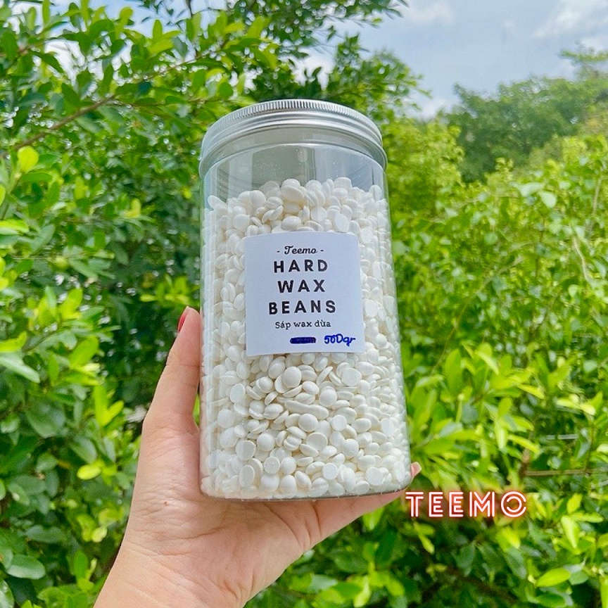 500gr Sáp Wax Lông Dừa Sữa - Wax Beans Coconut tặng kèm que