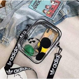 Túi đeo chéo mickey trong suốt (sỉ ib)