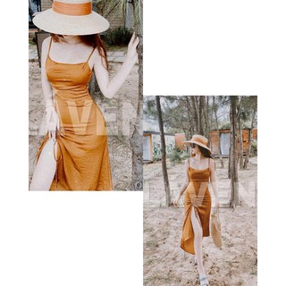 Hết hàng Đầm maxi hai dây tôn dáng có mút ngực