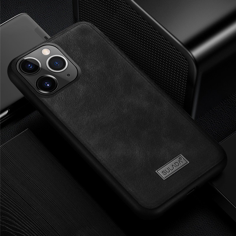 Ốp lưng Sulada da cho iPhone 12 Pro Max/12 Pro/12/12 Mini/11 Pro Max/11 Pro/11/Xs Max/Xr/X/Xs