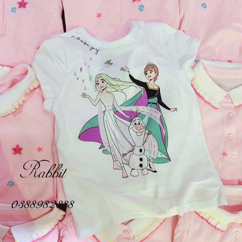 Áo thun cotton Disney bé gái - RABBITSHOP