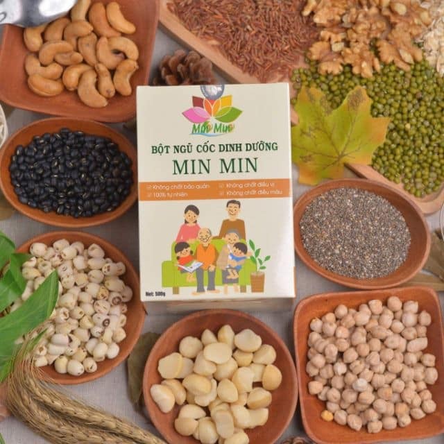 (Mua nhiều có quà) Ngũ Cốc lợi sữa dinh dưỡng Min Min