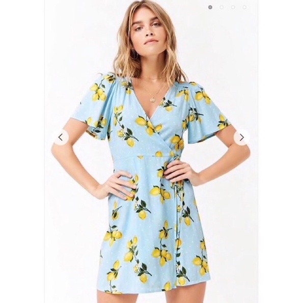 F21 đầm chanh size M