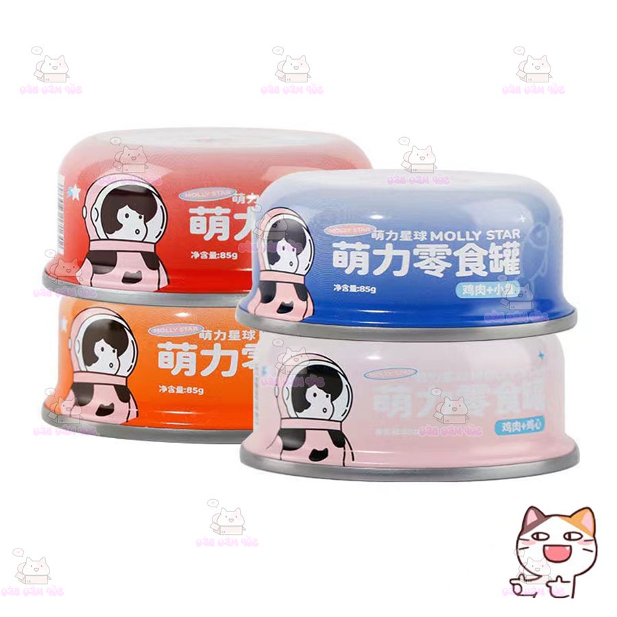 Pate thịt Molly 85gr giúp bữa ăn ngon miệng cho Mèo