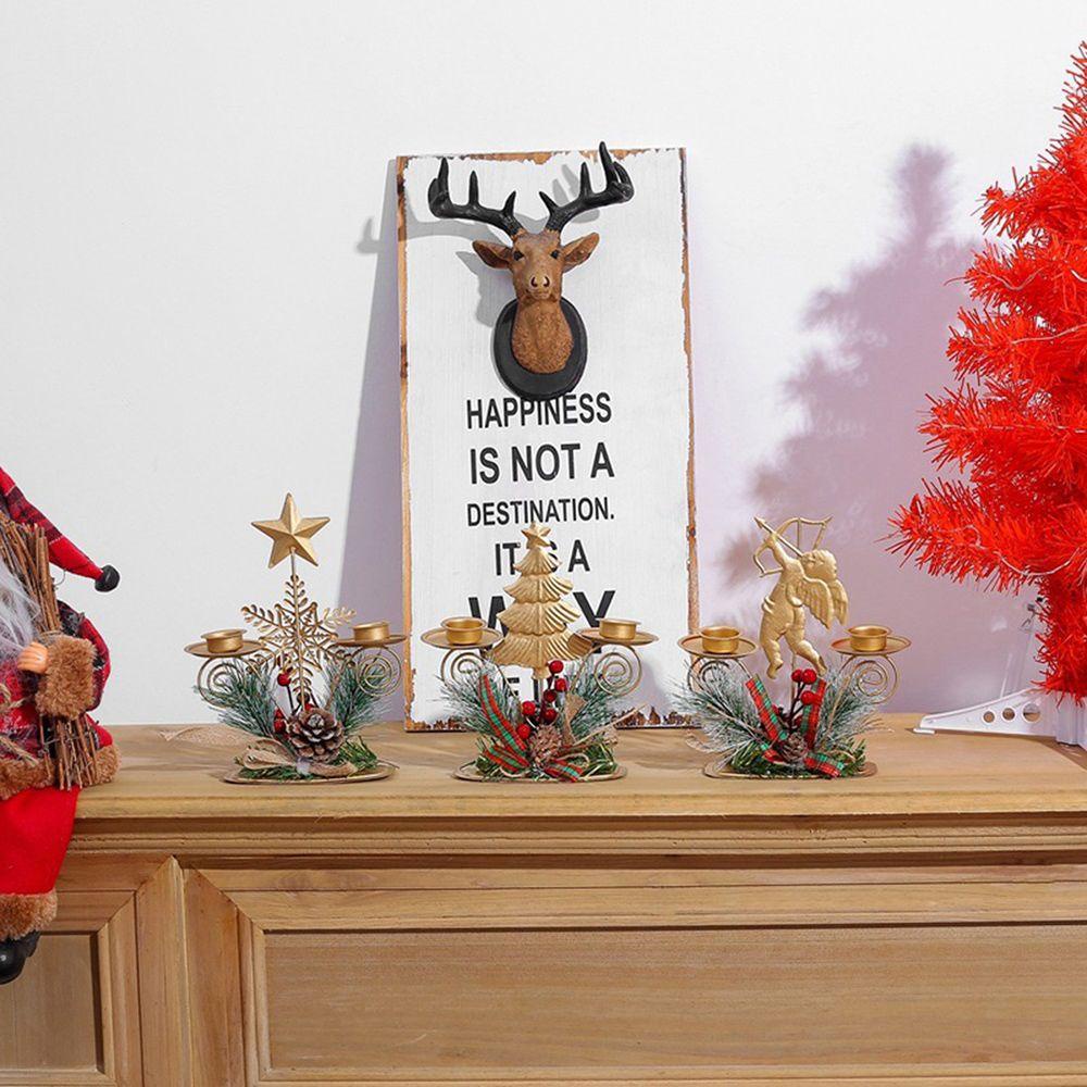 Chân Nến Để Bàn Hình Ông Già Noel Thời Trang