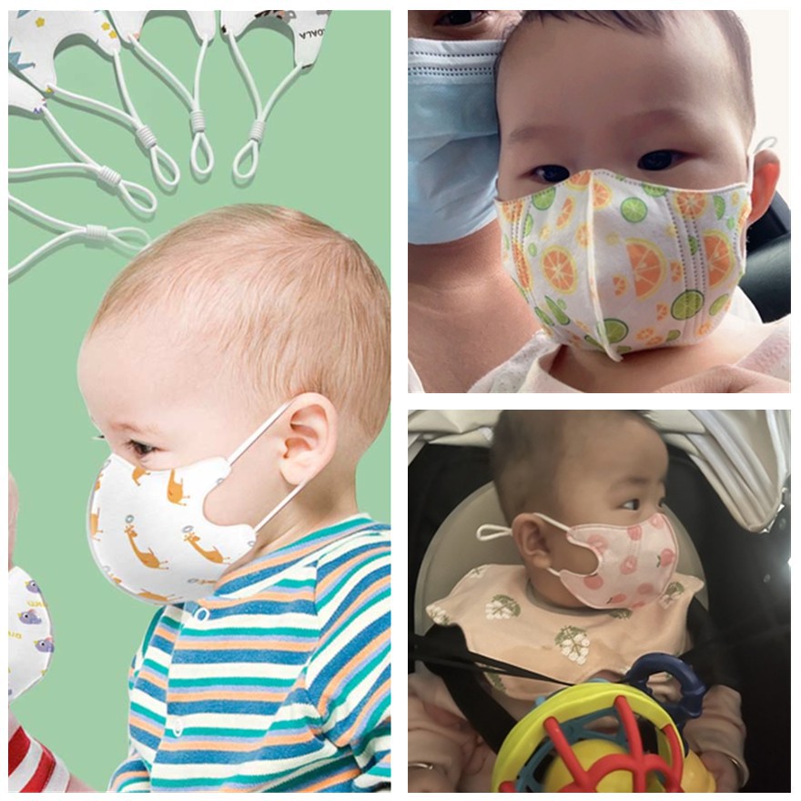 Khẩu trang cho bé 5D KIDS công nghệ Nhật Bản hoạt tiết dễ thương | BigBuy360 - bigbuy360.vn