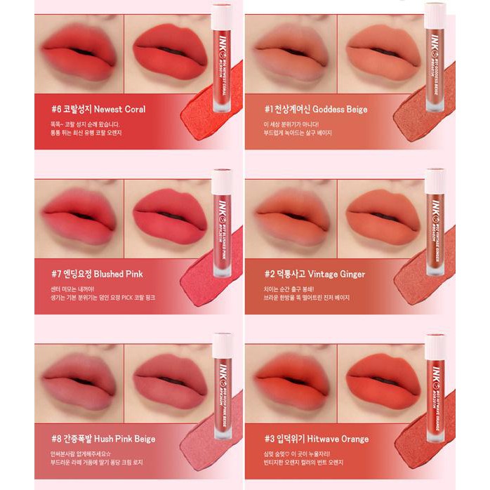 Son Kem Lì Siêu Mịn Peripera Ink Matte Blur Tint