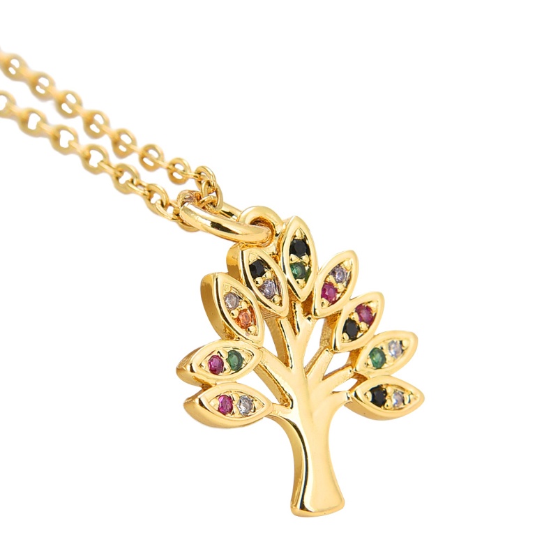 Vòng cổ Mặt Hình Cây Sự Sống Phong Cách Vintage