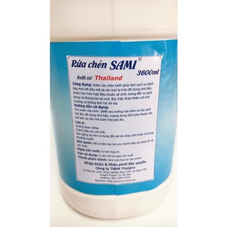 Nước rửa chén không mùi Sami 800ml