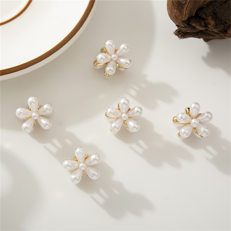 Kẹp Tóc Frenchpearlfrlowerhairpinsmallclip