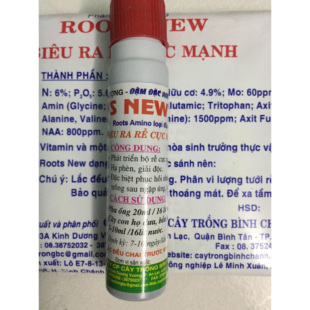 [SIEURE] Phân vi lượng kích rễ Bimix - siêu ra rễ cực mạnh 20ml hàng đẹp, phân phối chuyên nghiệp.