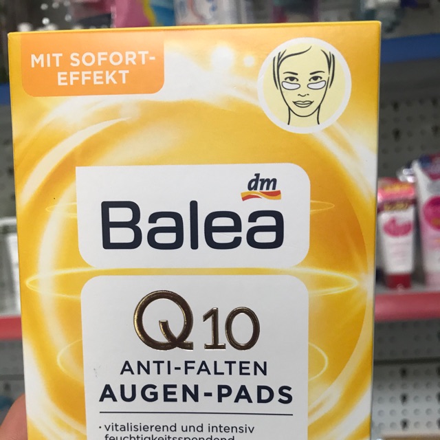 MIếng dán Balea Anti- Falten Augen Pads Q10