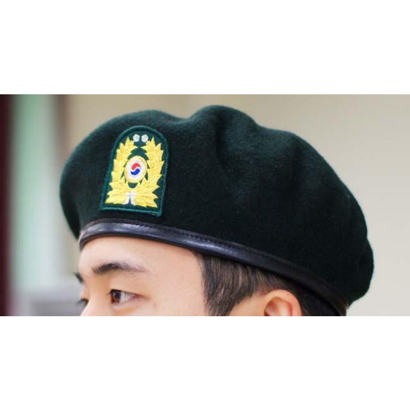 Mũ nồi nón Beret phong cách lính Hàn Quốc
