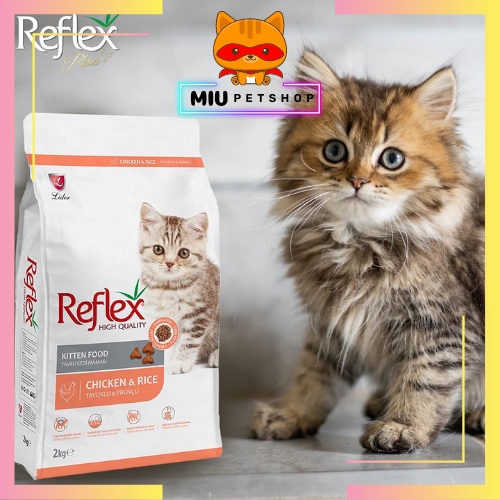 Thức ăn cho mèo Reflex Plus các vị | Túi 2KG | Hạt cho mèo lớn Reflex Plus cao cấp xuất sứ Thổ Nhĩ Kỳ.