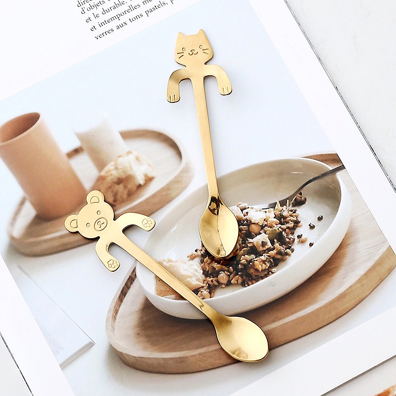 Muỗng cà phê bằng thép không gỉ thiết kế sáng tạo