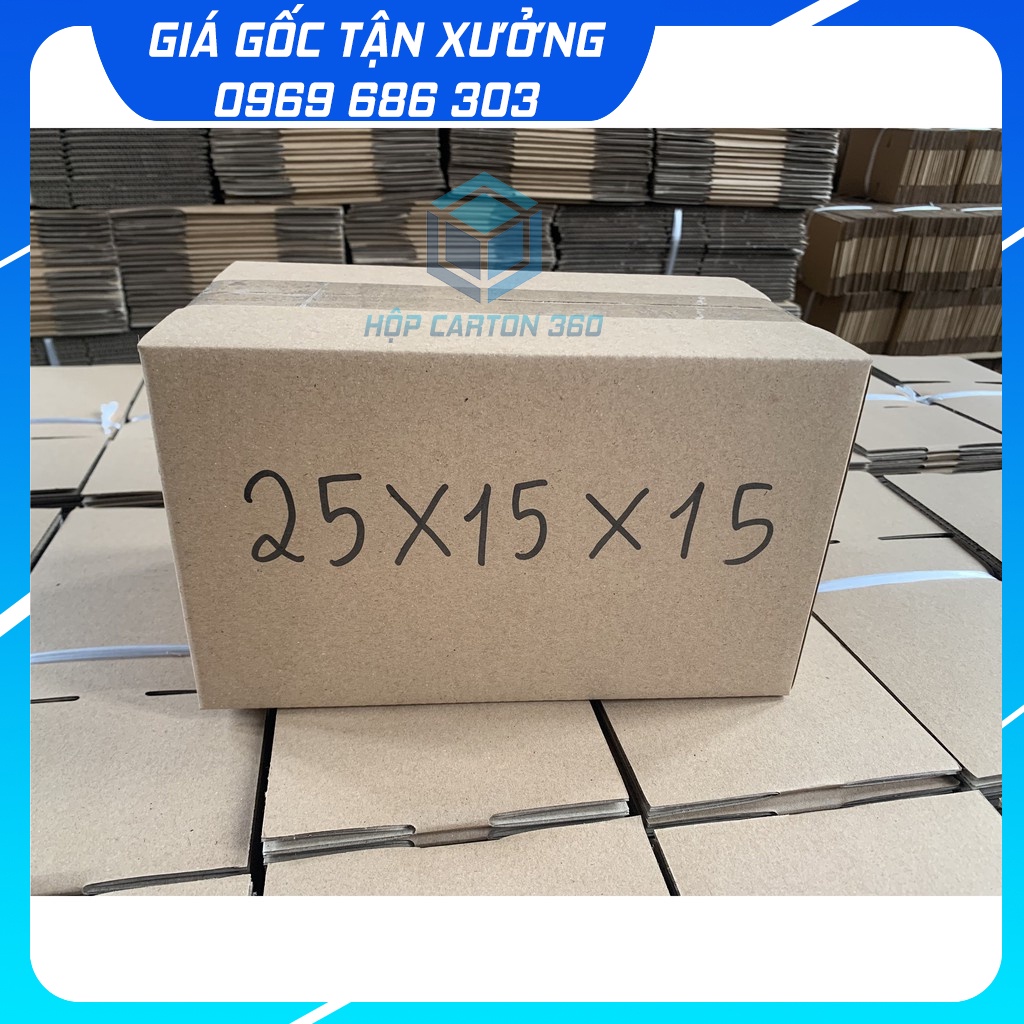 25x15x15 Hộp carton đóng hàng