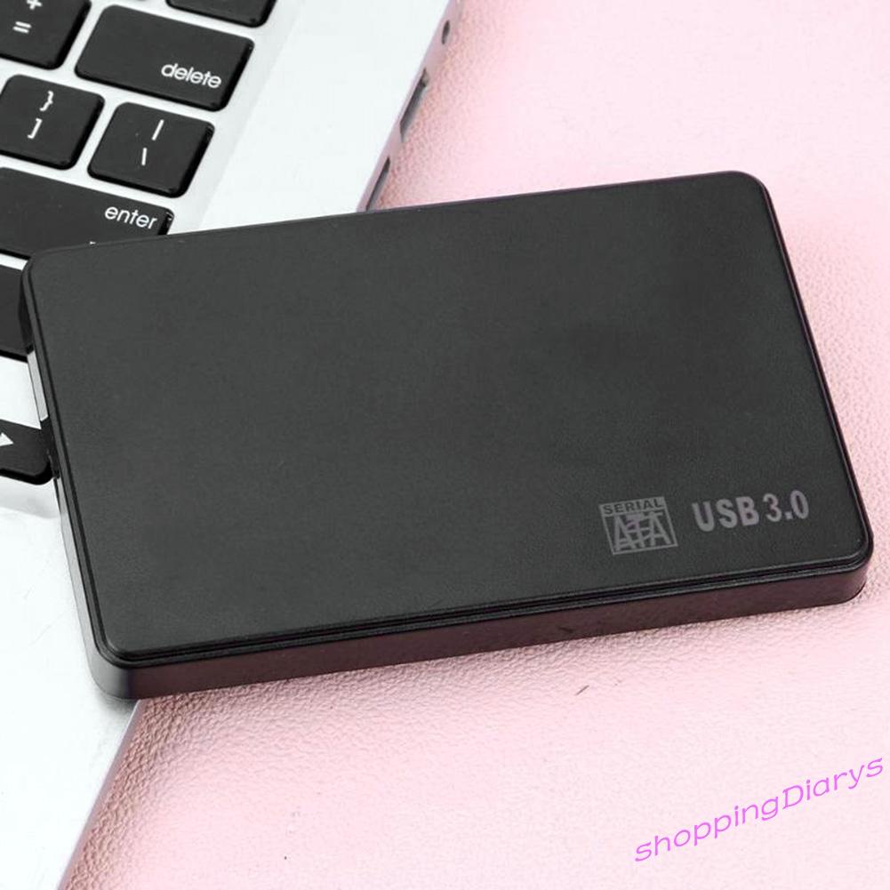 Hộp Nhựa Đựng Ổ Cứng Ngoài 3tb Usb 2.0 / 3.0 2.5 Inch Sata Ssd Hdd