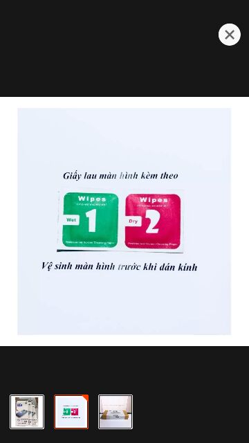 Bộ 3 kính cường lực Mimix 3