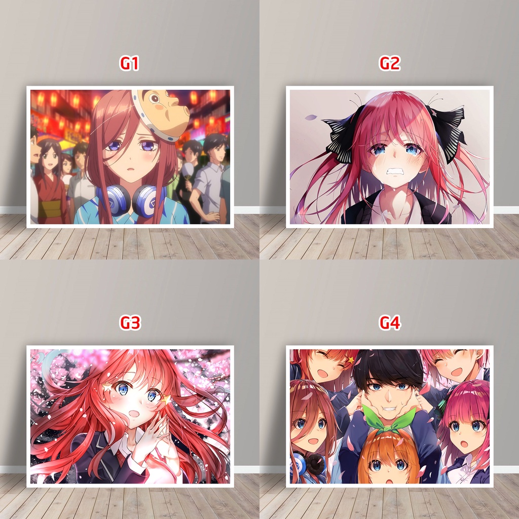 Tấm Postcard Cao Cấp Anime Gotoubun no Hanayome