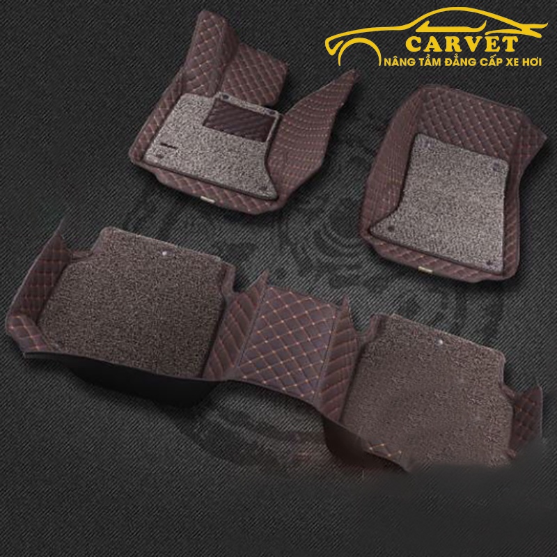 Thảm lót sàn ô tô 6d Peugeot 2008, thảm trải sàn xe hơi da Pu cao cấp, chống thấm nước, giá tốt