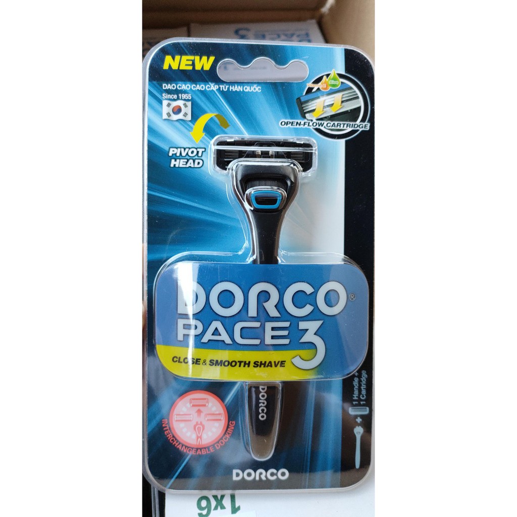 DAO CẠO CAO CẤP DORCO 3 lưỡi TNA 4001 -B