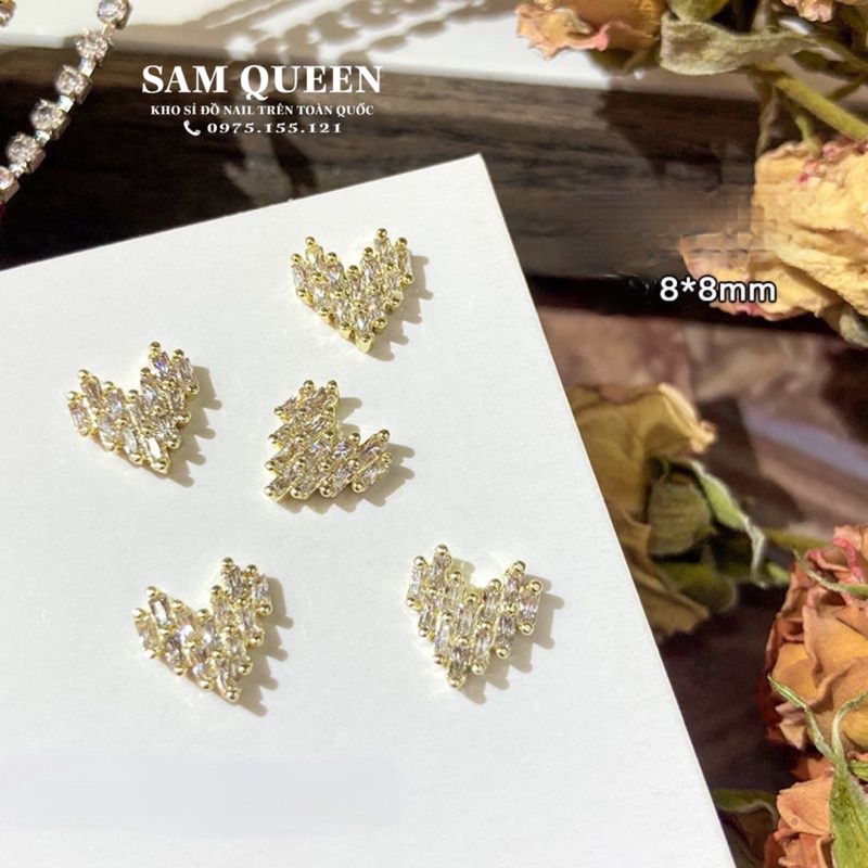 Sét 50charm đính móng tay đủ kiểu