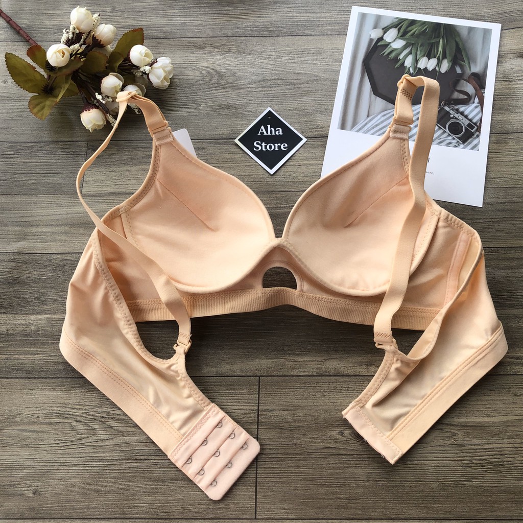 Áo Ngực Cotton BigSize 36,38,40 Không Gọng Mút Mỏng Cao Cấp YiOn Underwear BIG4