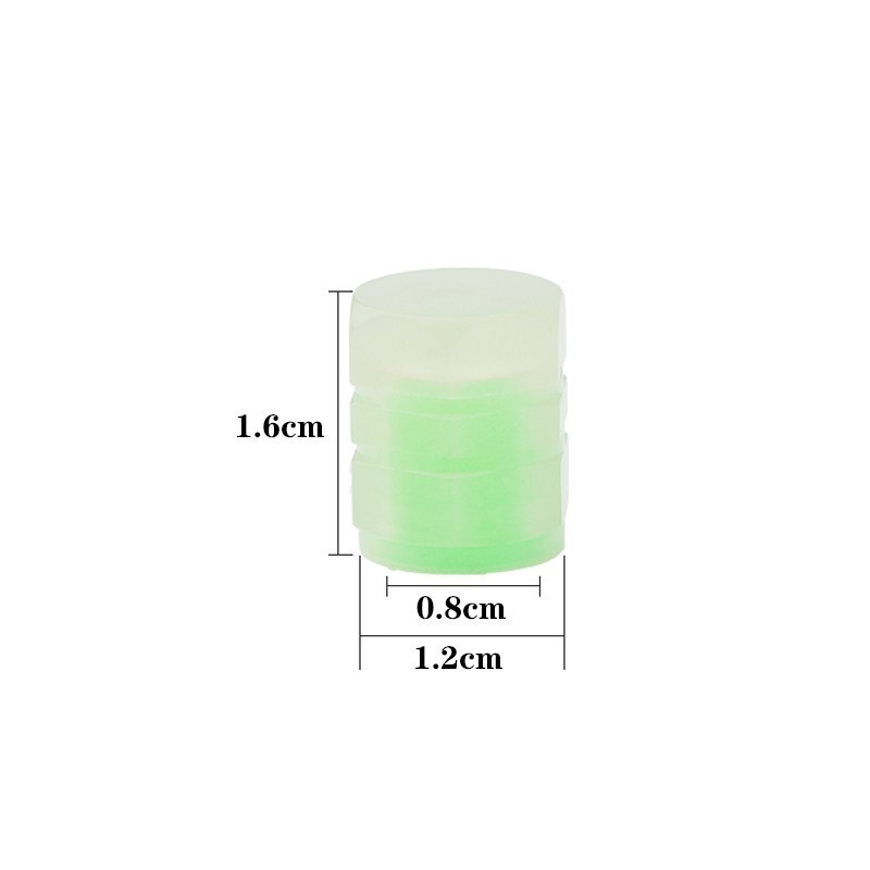 [Hot Promos] Nắp Van Bánh Xe Phát Sáng Thông Dụng Cho Xe Hơi / Xe Máy