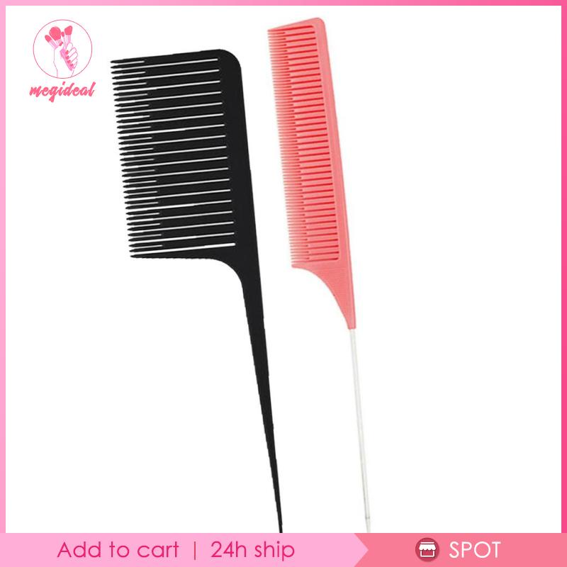 Set 2 Lược Lá Nhôm Dùng Tạo Kiểu Tóc Highlight Dành Cho Salon
