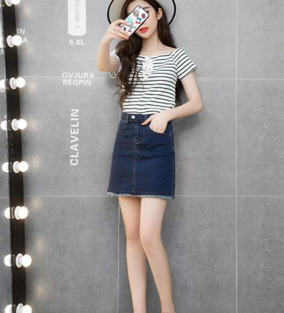 QUẦN VÁY jean BigSize Co dãn mạnh, lưng cao rách lai kiểu | BigBuy360 - bigbuy360.vn