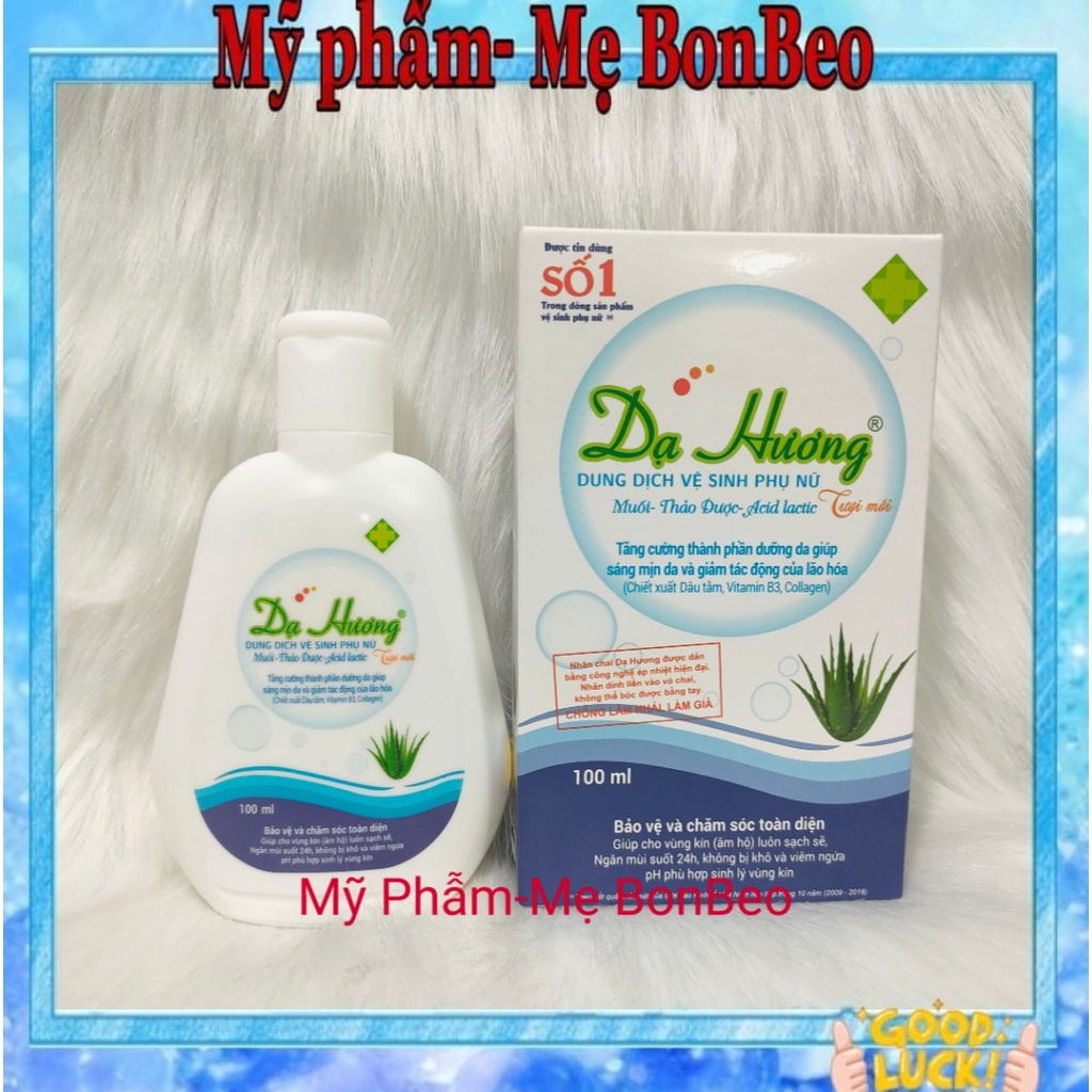 Dung Dịch Vệ Sinh Phụ Nữ Dạ Hương Nha Đam 100ml