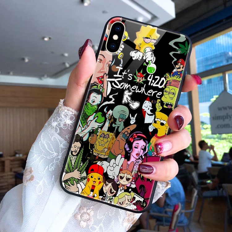 Ốp lưng điện thoại cần sa đẹp quý phái imacc iphone/7/8/7/8/plus/x/xs/xr/xsmax/11/11/pro/11/promax/12/12pro/12promax