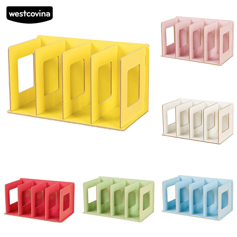 Kệ Sách Gỗ 4 Ngăn Tiện Lợi