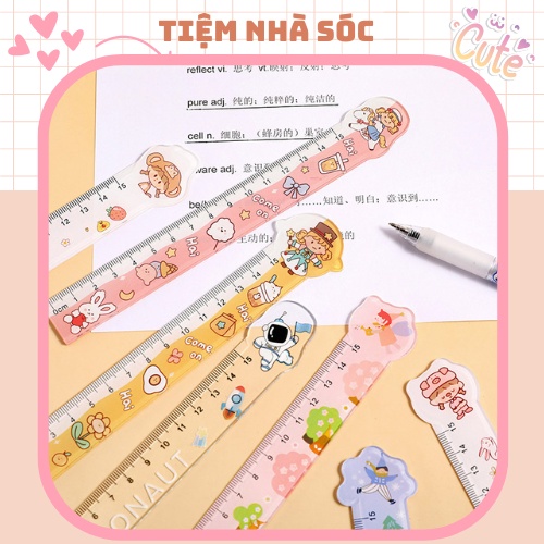 Thước kẻ nhiều hình dễ thương
