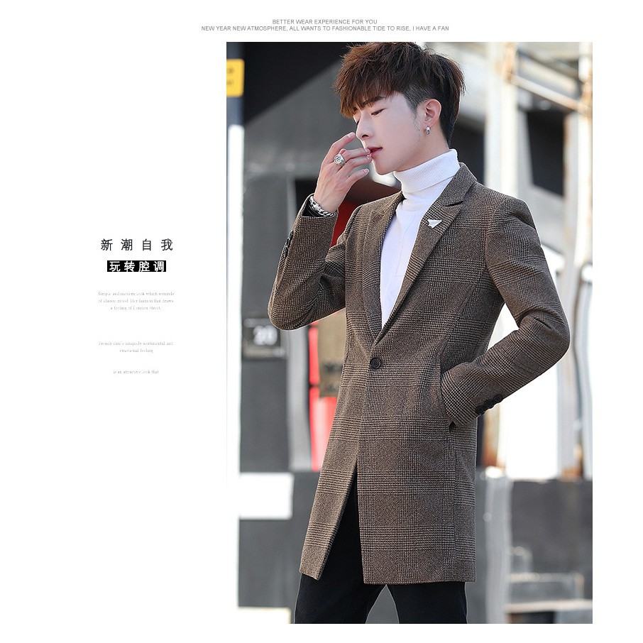 Áo dạ nam caro kẻ