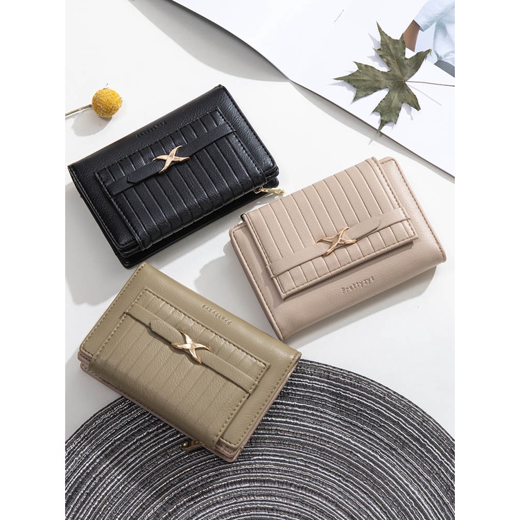 Ví Da Pu Đựng Tiền Xu Thời Trang Cho Nữ Giá Đỡ