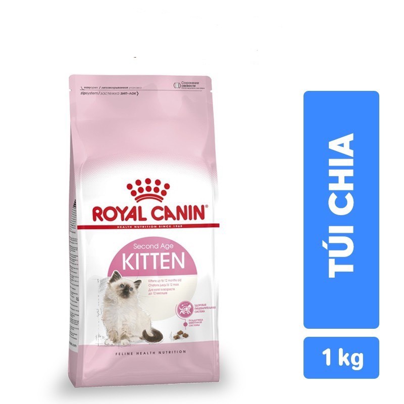 Thức ăn cho mèo Royal Canin Kitten 36 túi zip chia 1kg