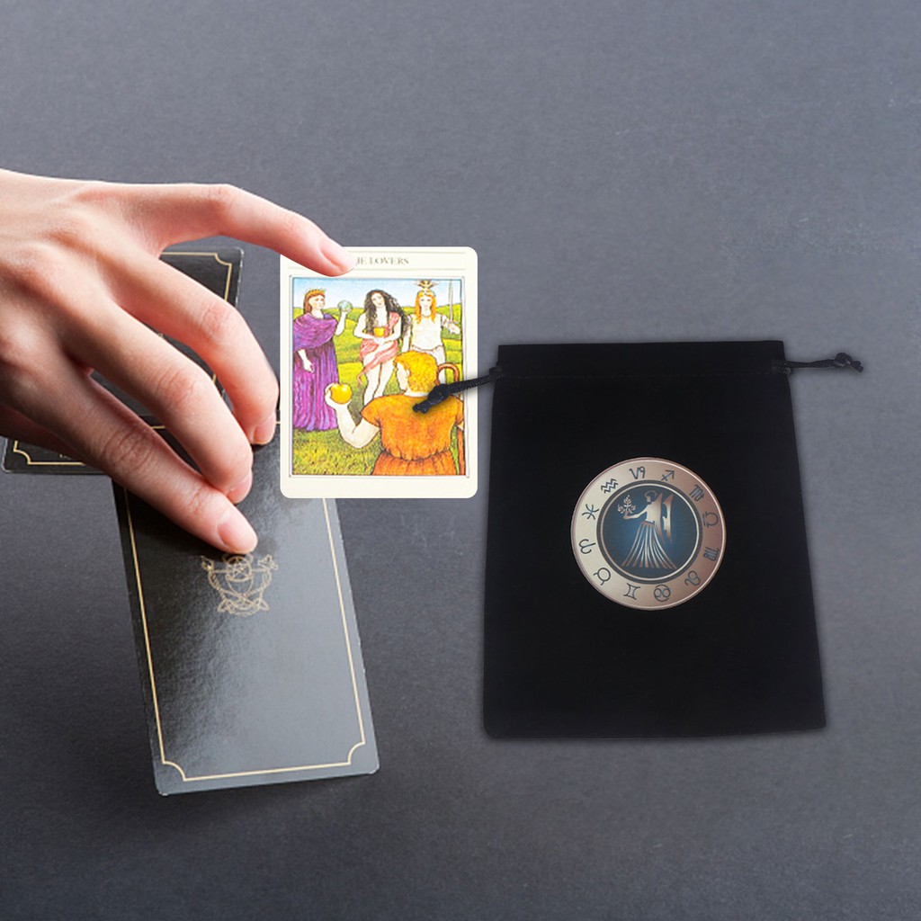 Túi dây rút đựng bài tarot bằng chất vải mềm mại
