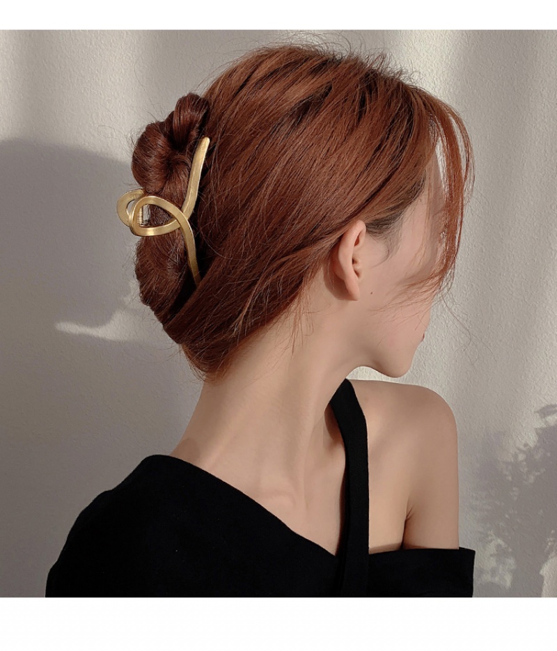 Kẹp Tóc Kim Loại Cá Mập Phong Cách Hàn Quốc