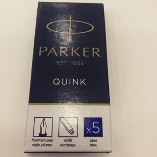Ống mực parker màu xanh ,xanh đen