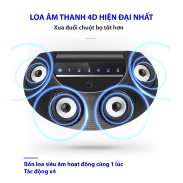 MÁY ĐUỔI CHUỘT SÓNG SIÊU ÂM 2 Chế Độ MULTI-WAVE >100m² đạt chuẩn CE FC RoHS ❤️Hanrui Offical❤️