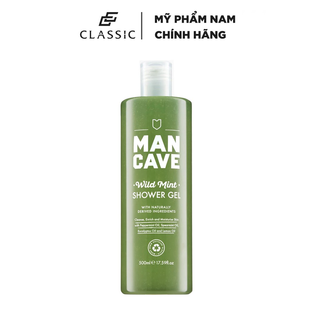 Sữa Tắm Nam ManCave Wild Mint Shower Gel 500ml