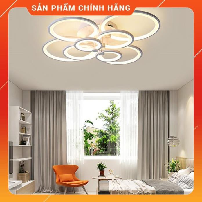 XẢ KHO Đèn Led Ốp Trần Đèn Trần Thạch Cao Trang Trí Phòng Khách Phòng Ngủ Chung Cư 3 Chế Độ Sáng Có Kèm Điều Khiển