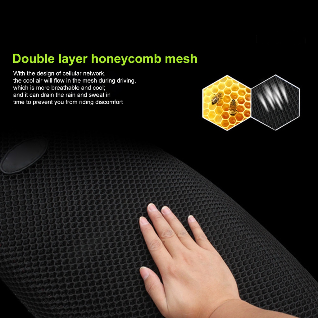 Yên Xe Máy Bằng Lưới Polyester 3D Cách Nhiệt Thoáng Khí Tiện Dụng